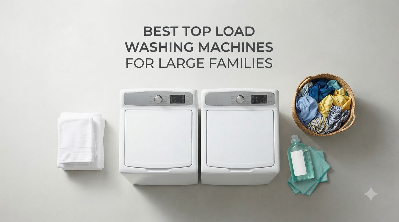 best top load washing machines for large families
