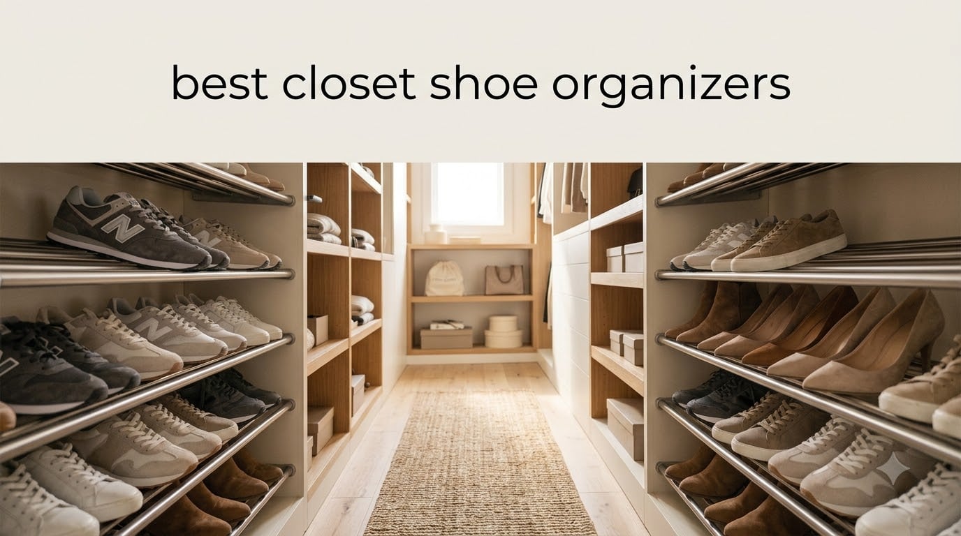 best closet shoe organizers