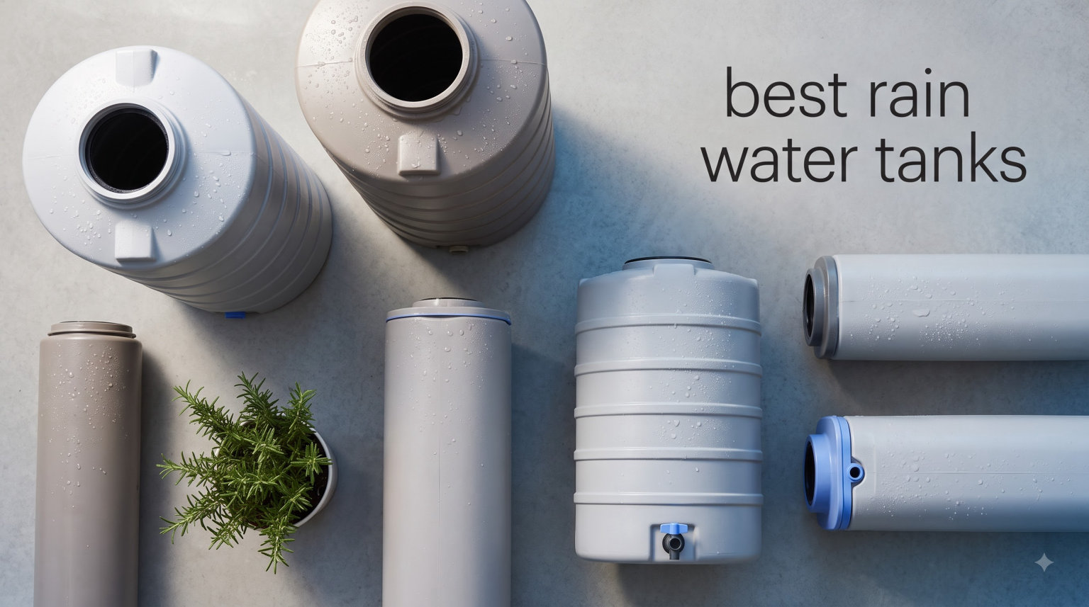 best rain water tanks