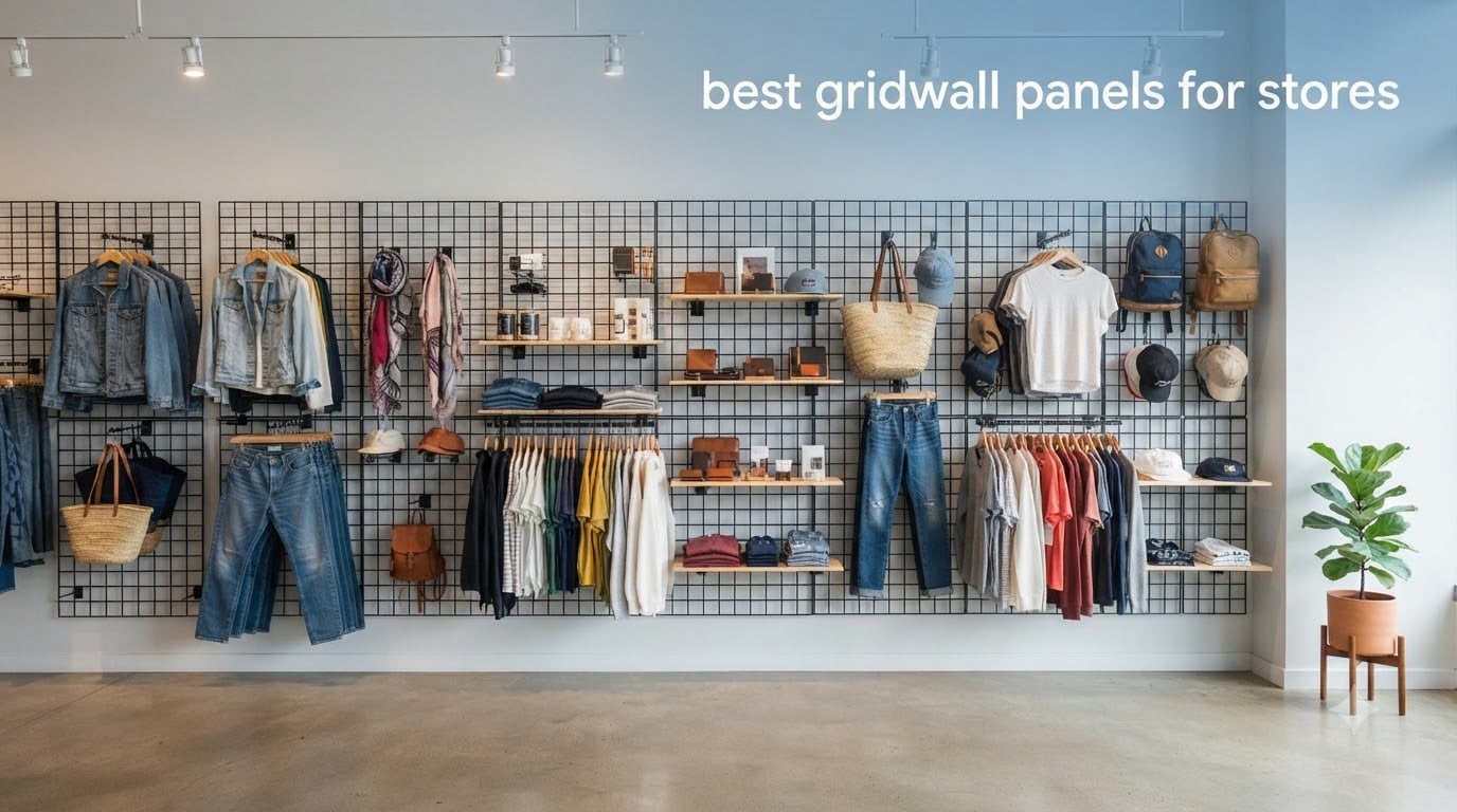 best gridwall panels for stores