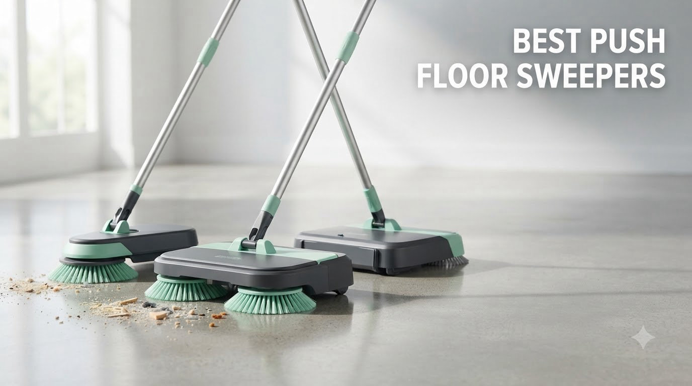 best push floor sweepers