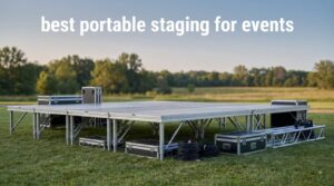 best portable staging for events