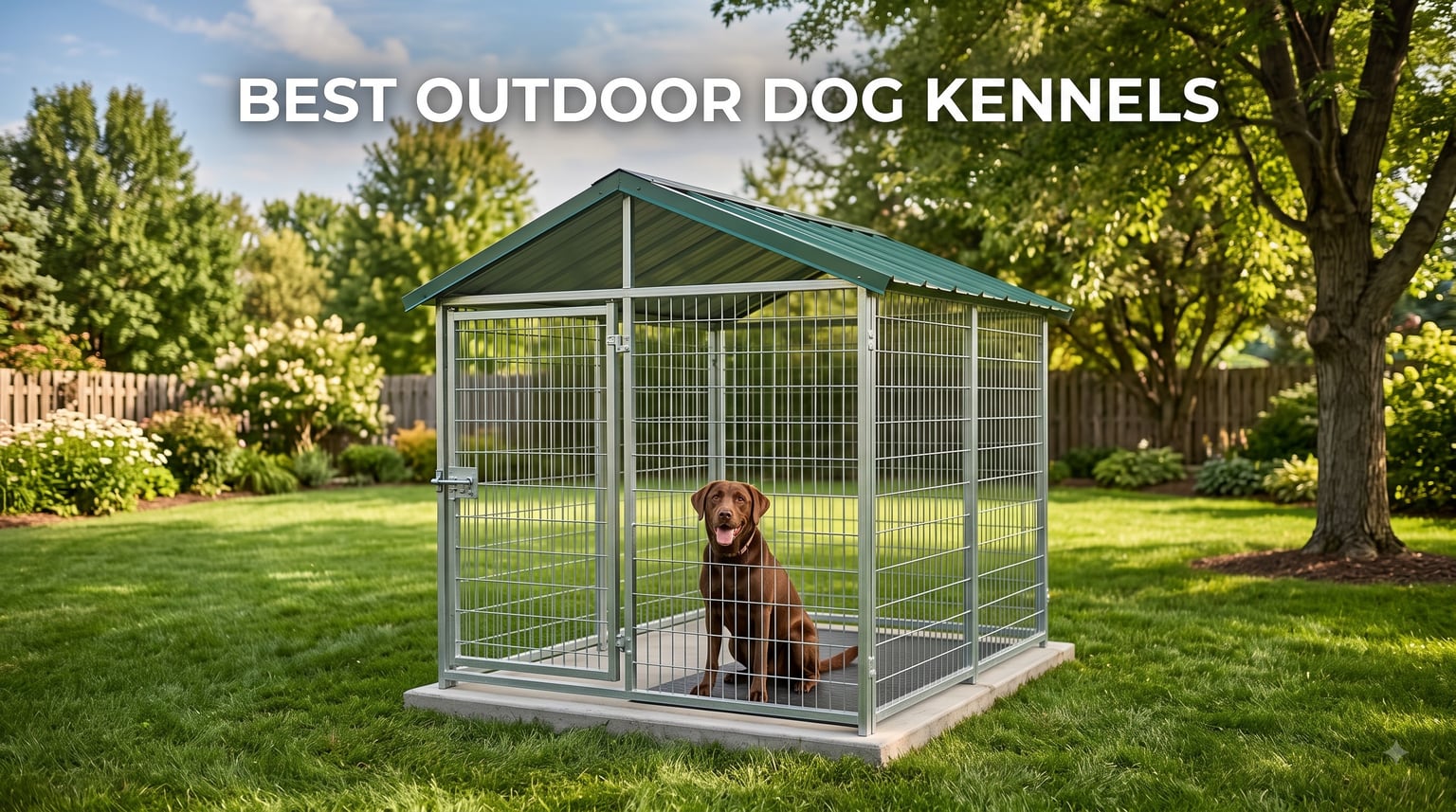 best outdoor dog kennels