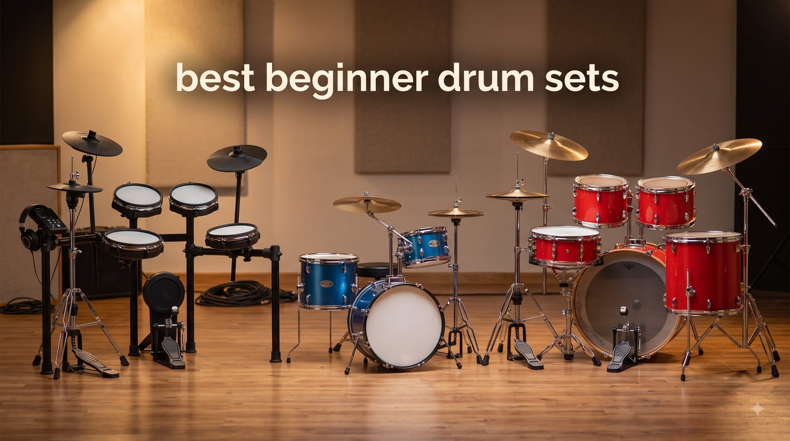best beginner drum sets