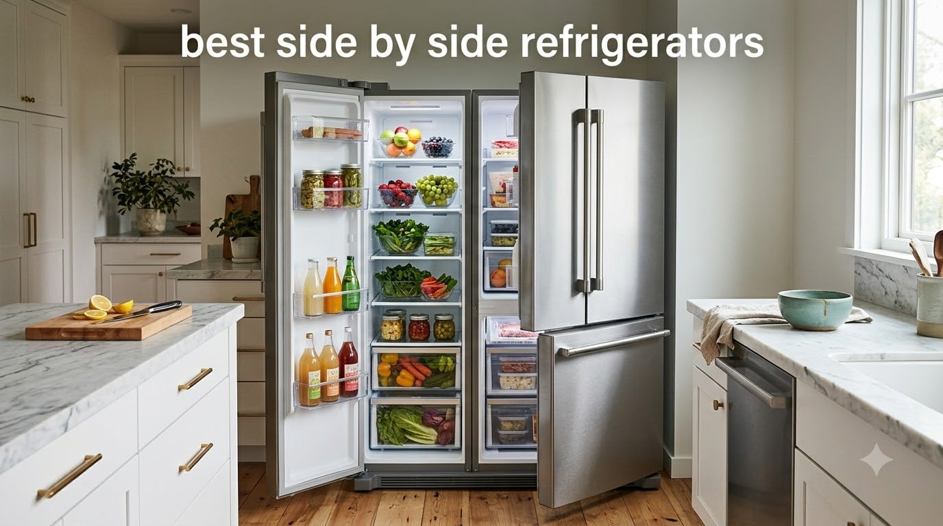 best side by side refrigerators
