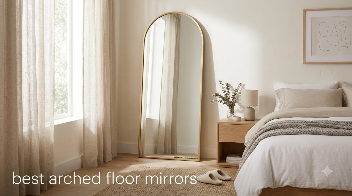 best arched floor mirrors