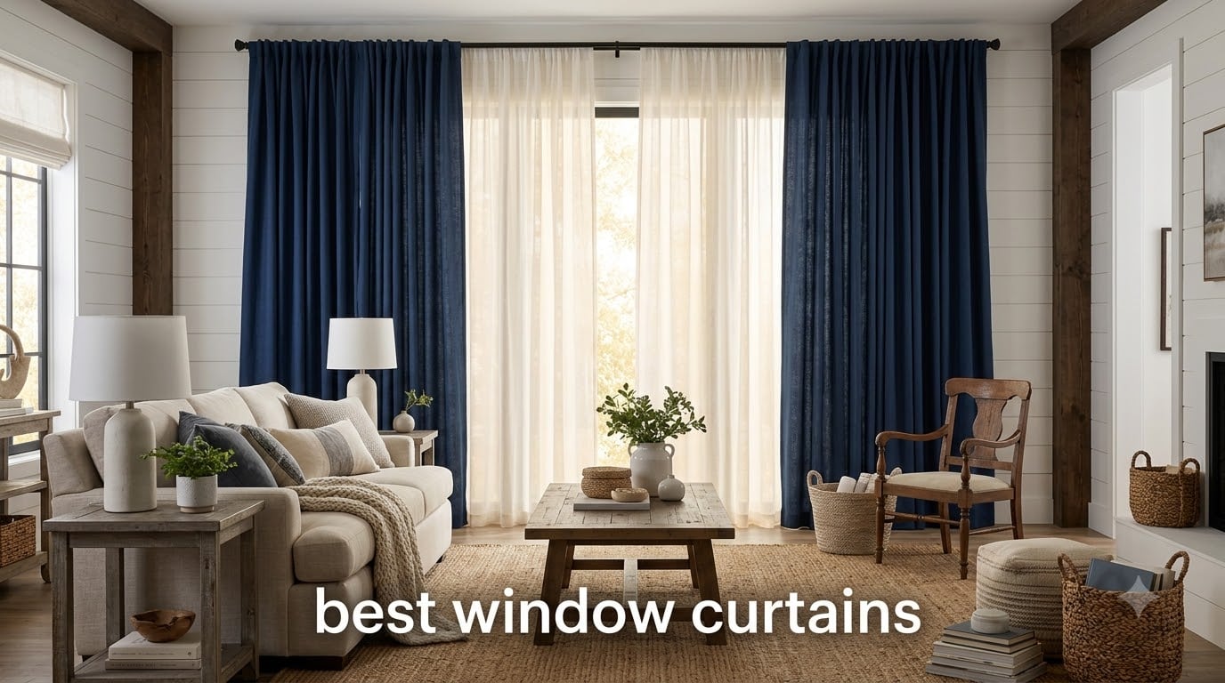best window curtains