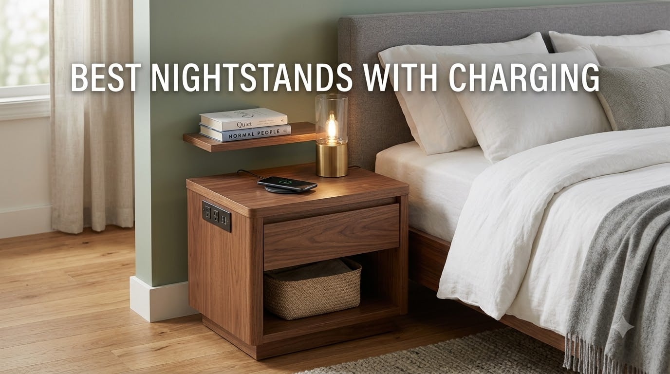 best nightstands with charging