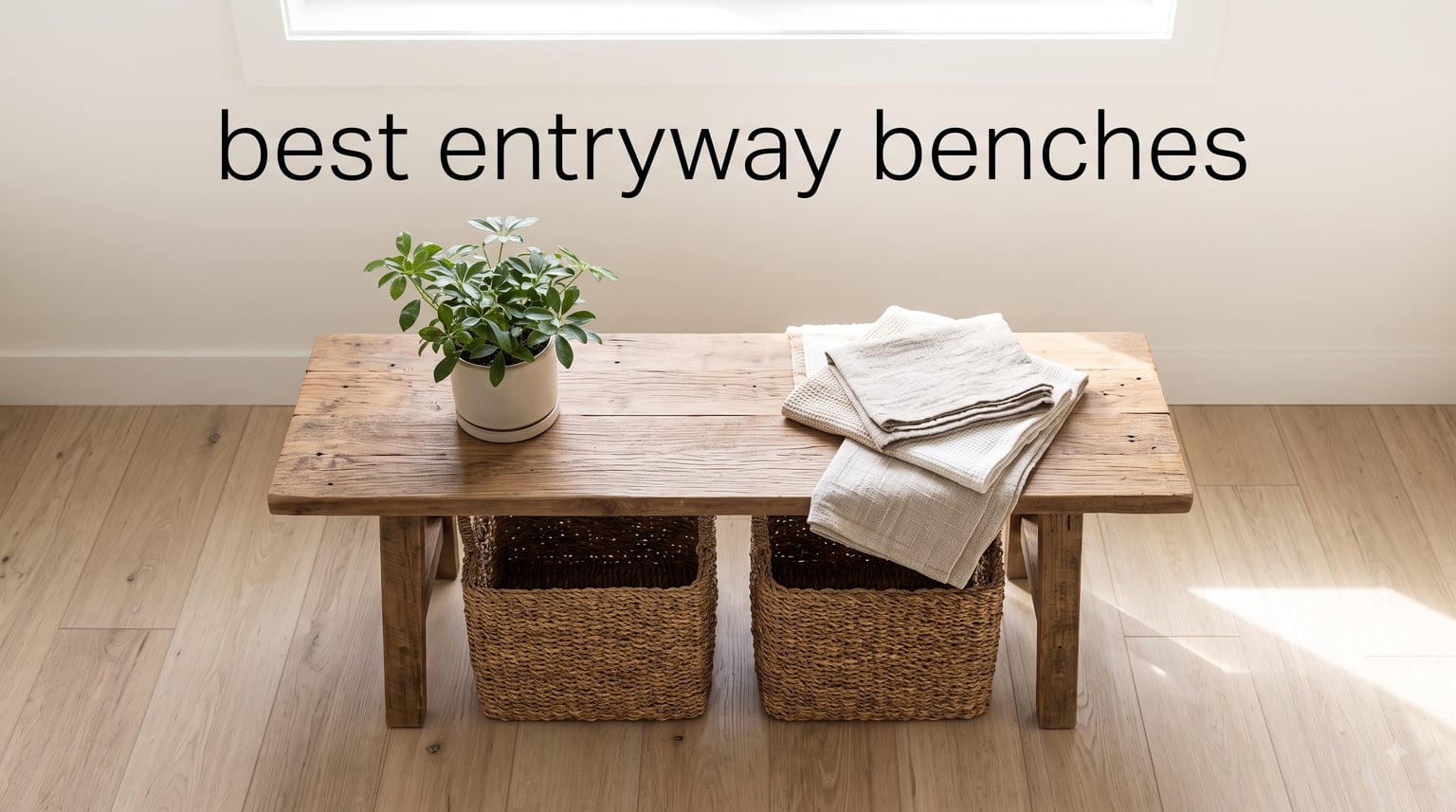 best entryway benches