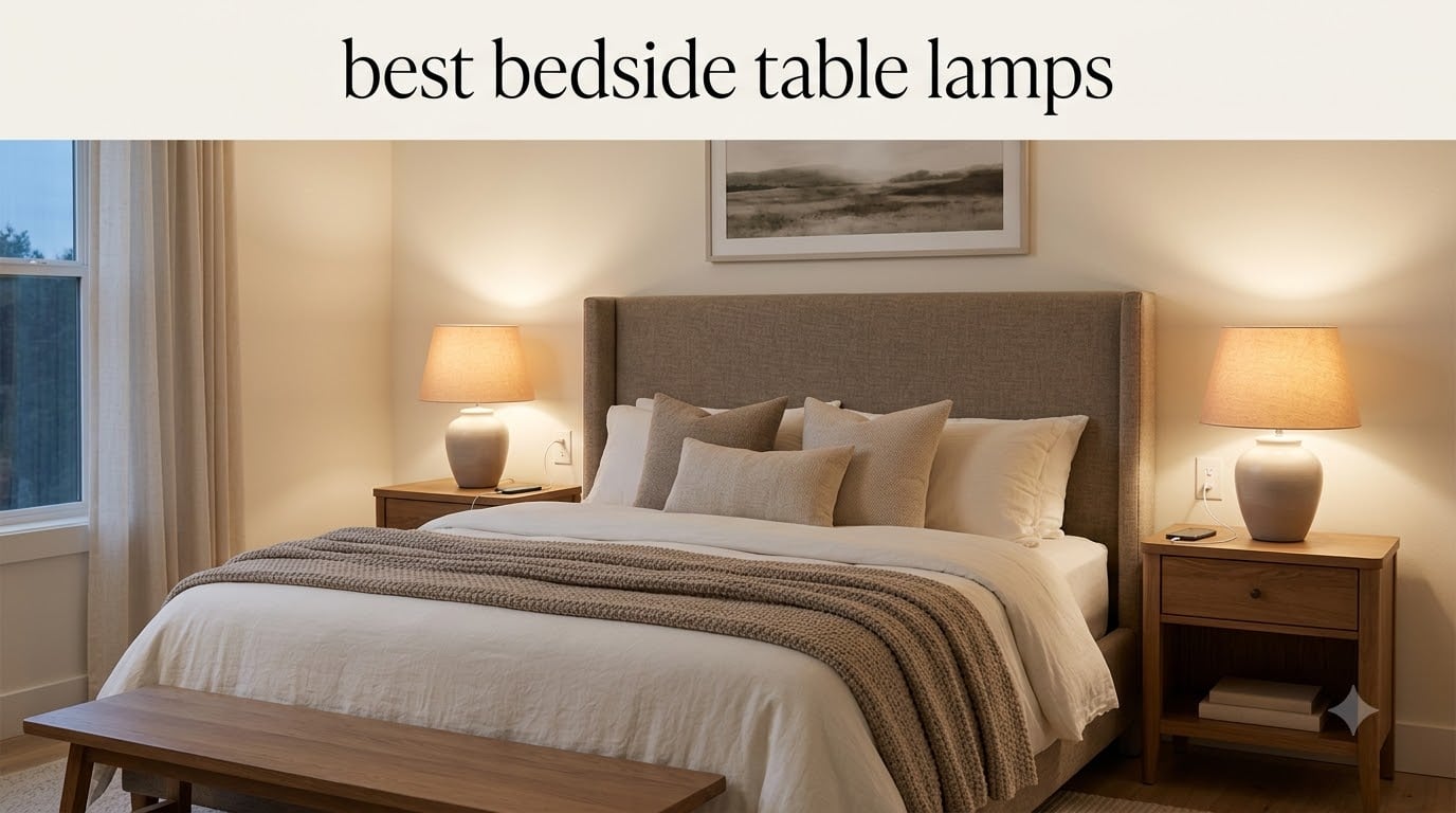 best bedside table lamps