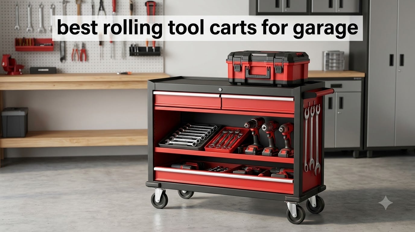 best rolling tool carts for garage