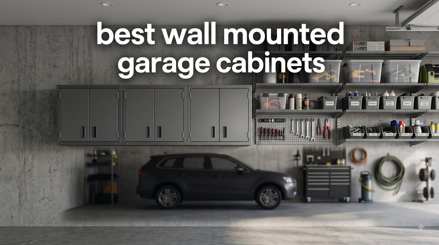 best wall mounted garage cabinets