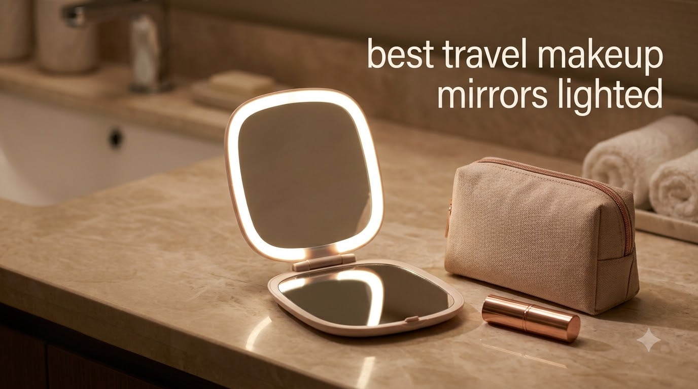 best travel makeup mirrors lighted