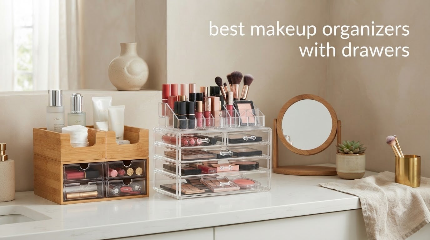 best makeup organizers with drawers