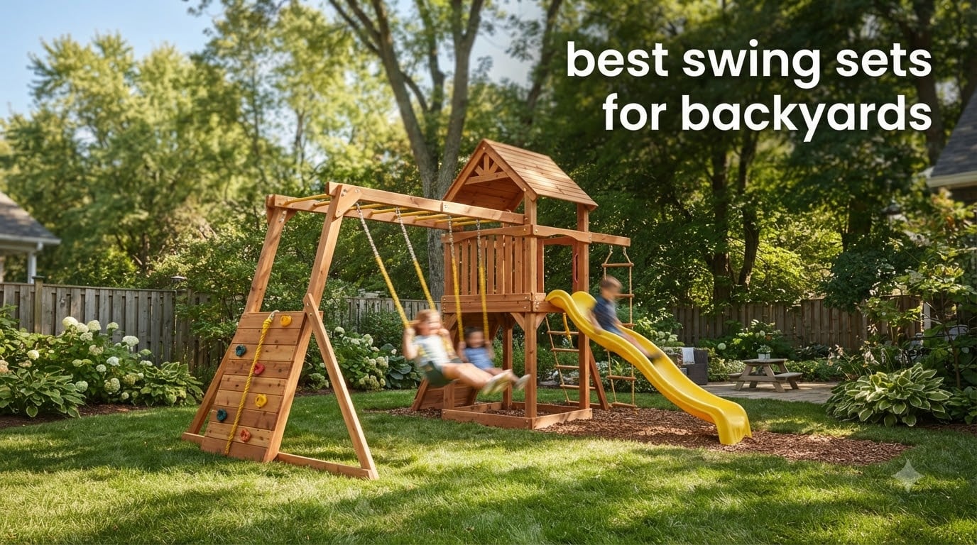 best swing sets for backyards