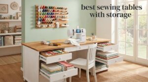 best sewing tables with storage