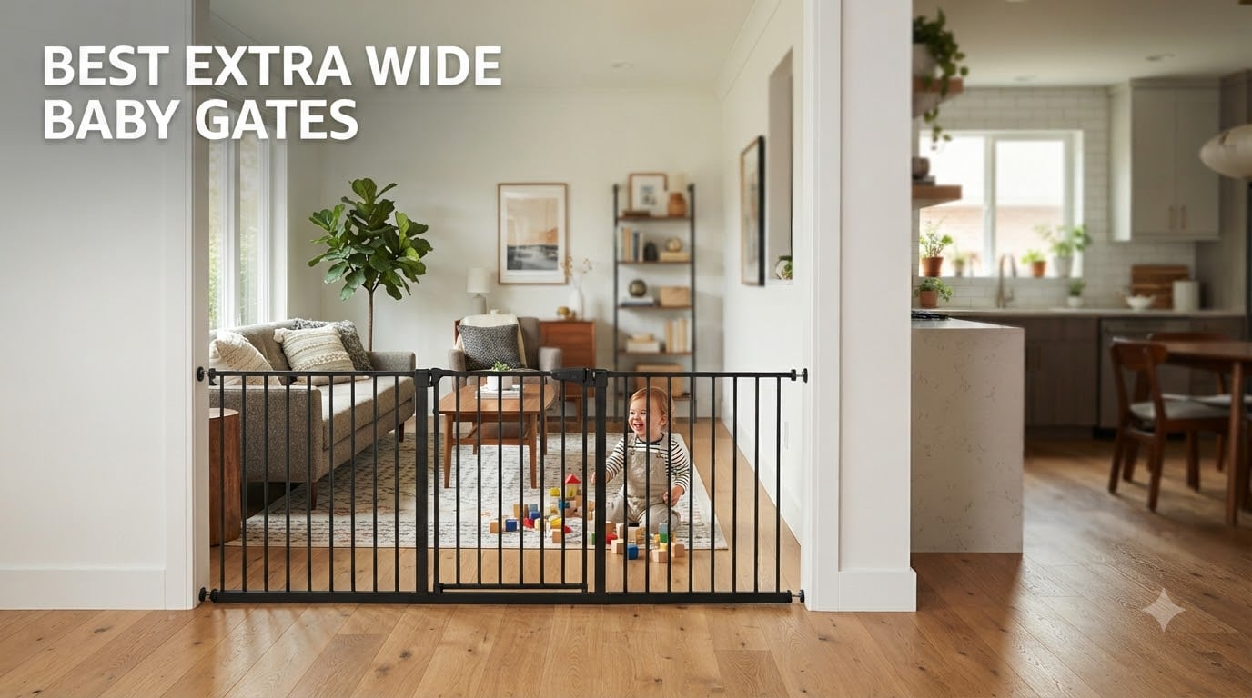 best extra wide baby gates