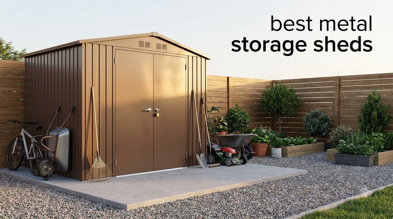 best metal storage sheds