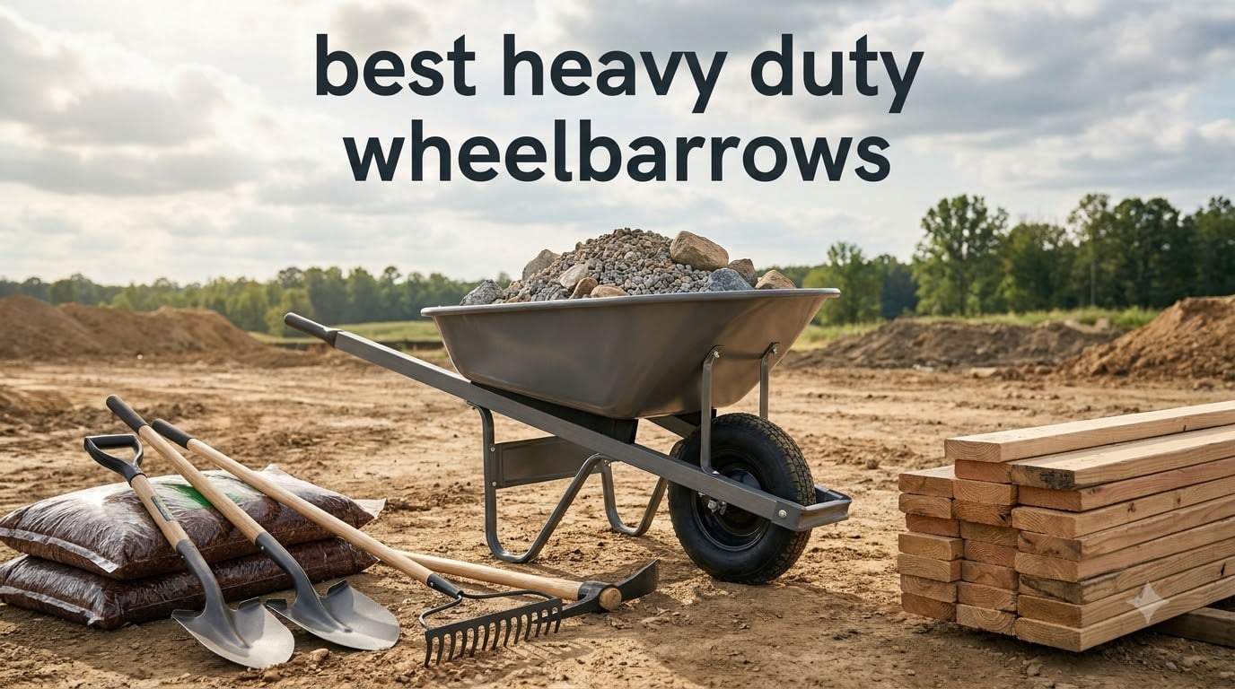 best heavy duty wheelbarrows