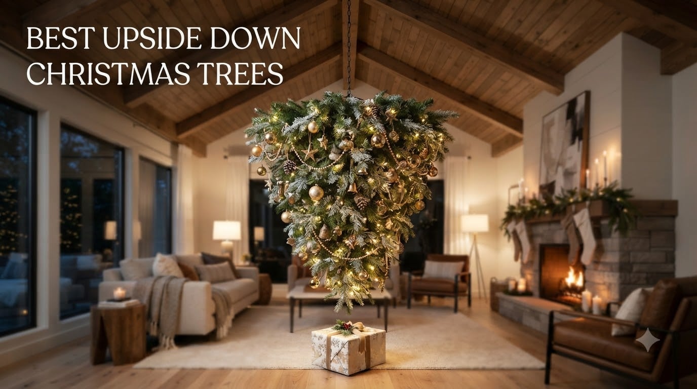 best upside down christmas trees