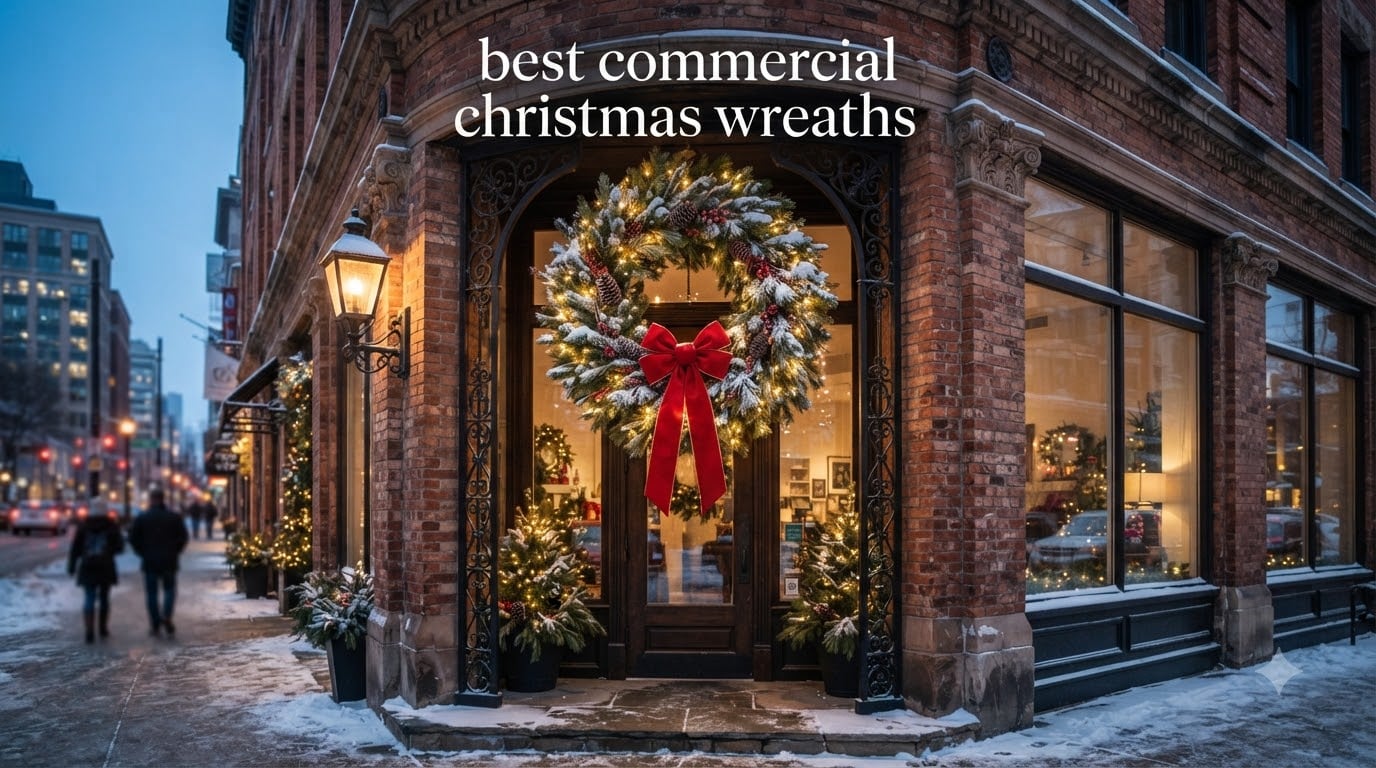 best commercial christmas wreaths