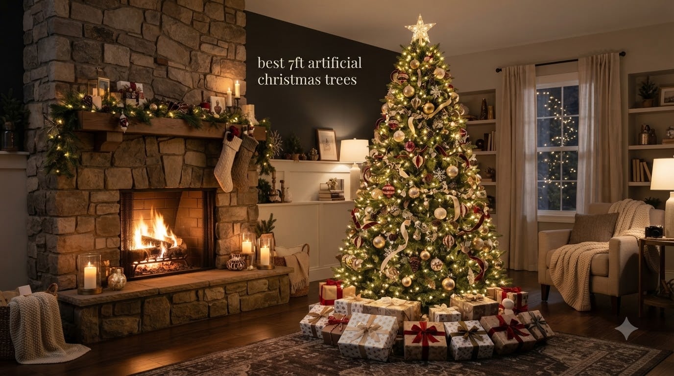 best 7ft artificial christmas trees