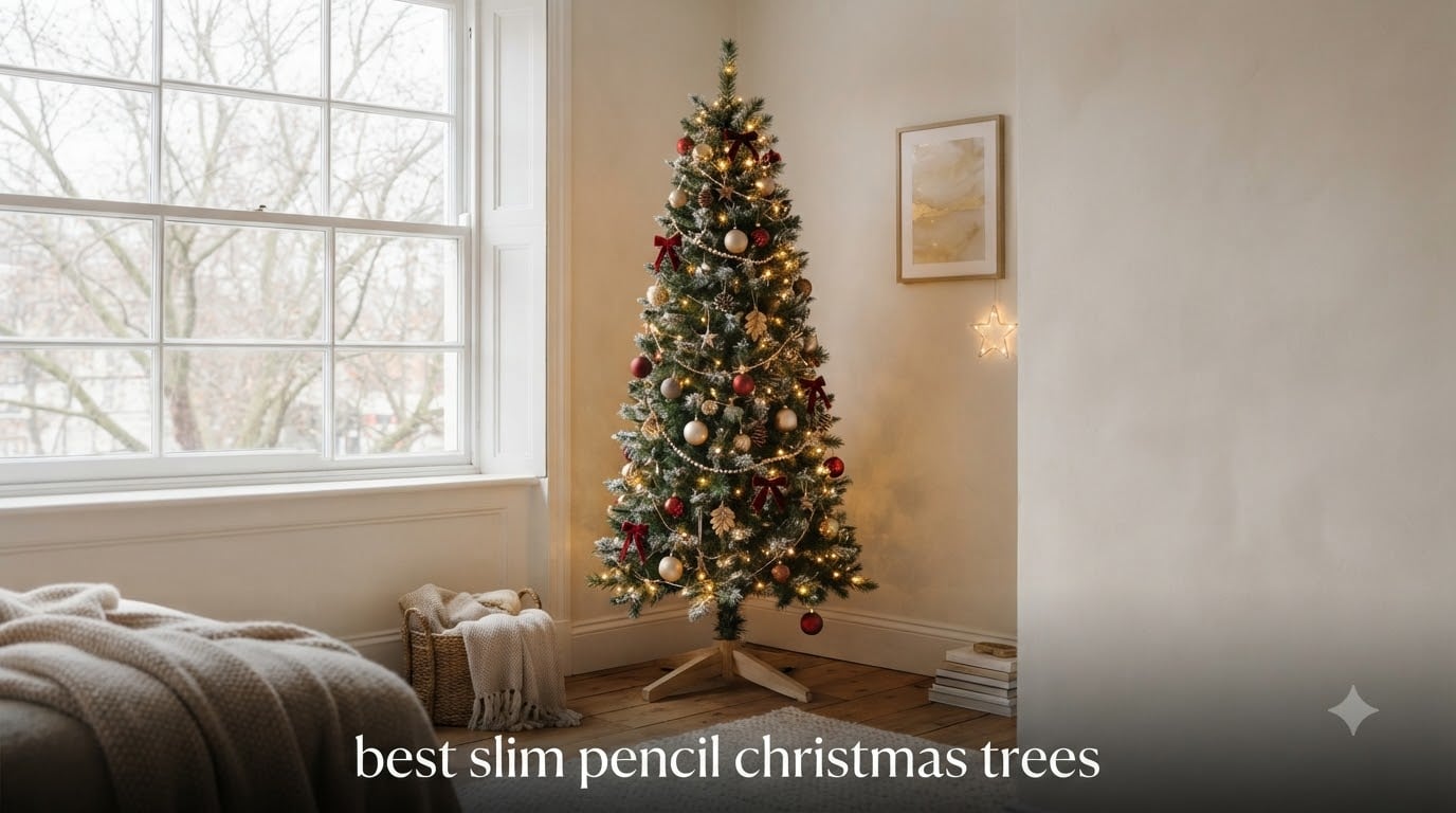 best slim pencil christmas trees