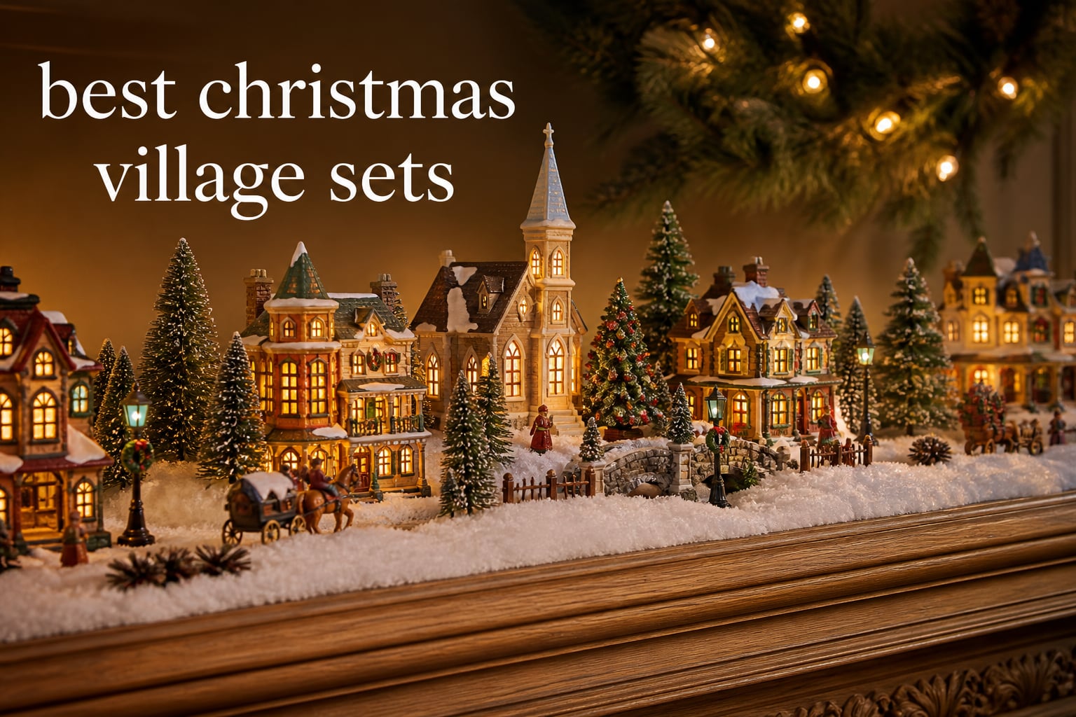 best christmas village sets