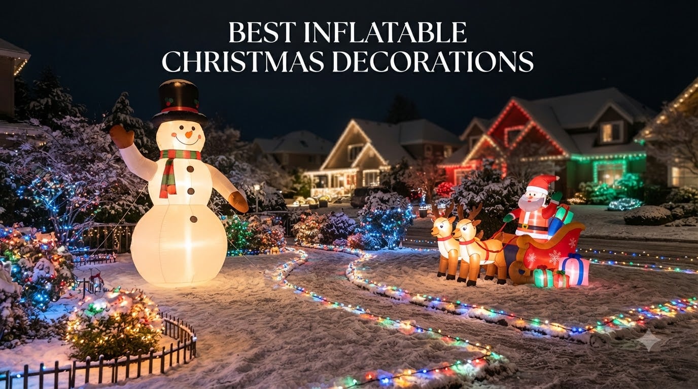 best inflatable christmas decorations