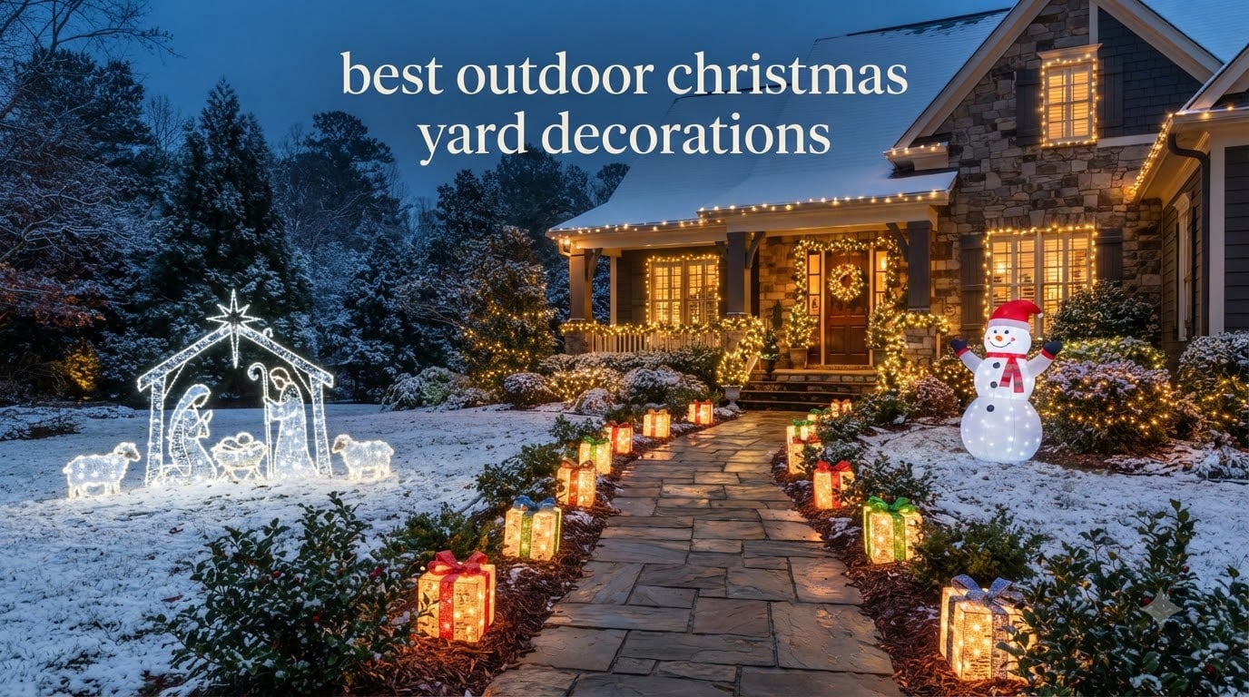best outdoor christmas yard decorations