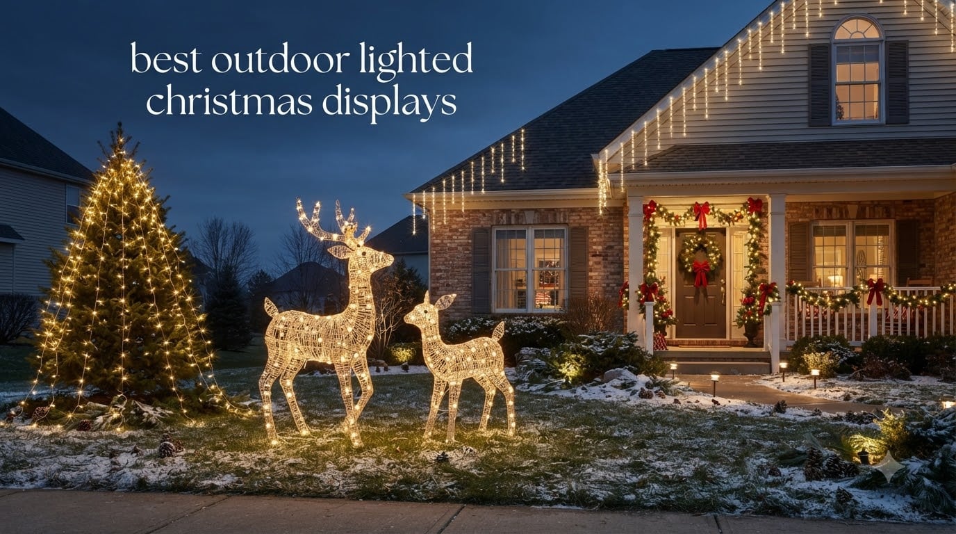 best outdoor lighted christmas displays