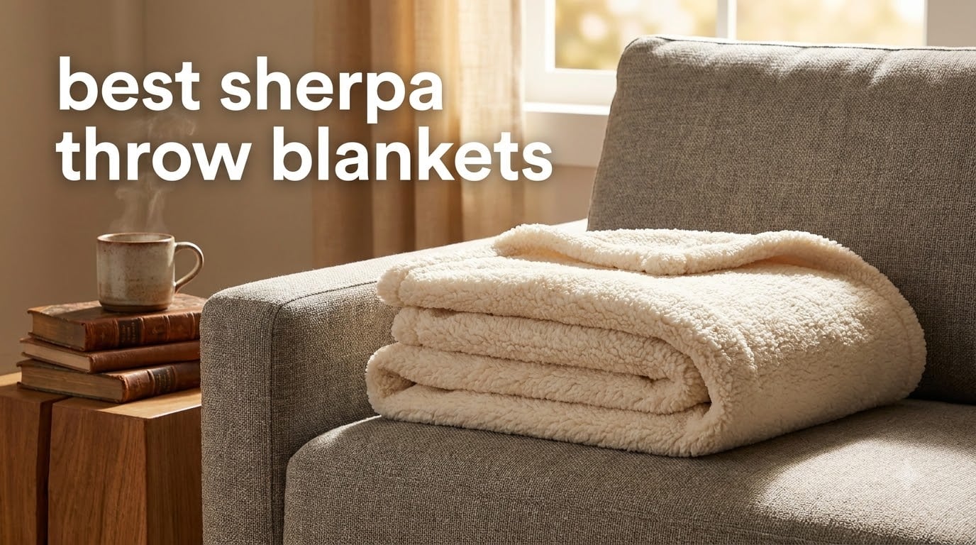 best sherpa throw blankets