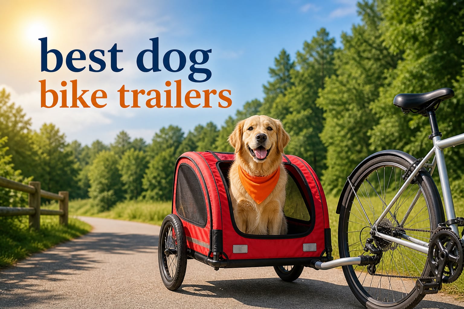 best dog bike trailers