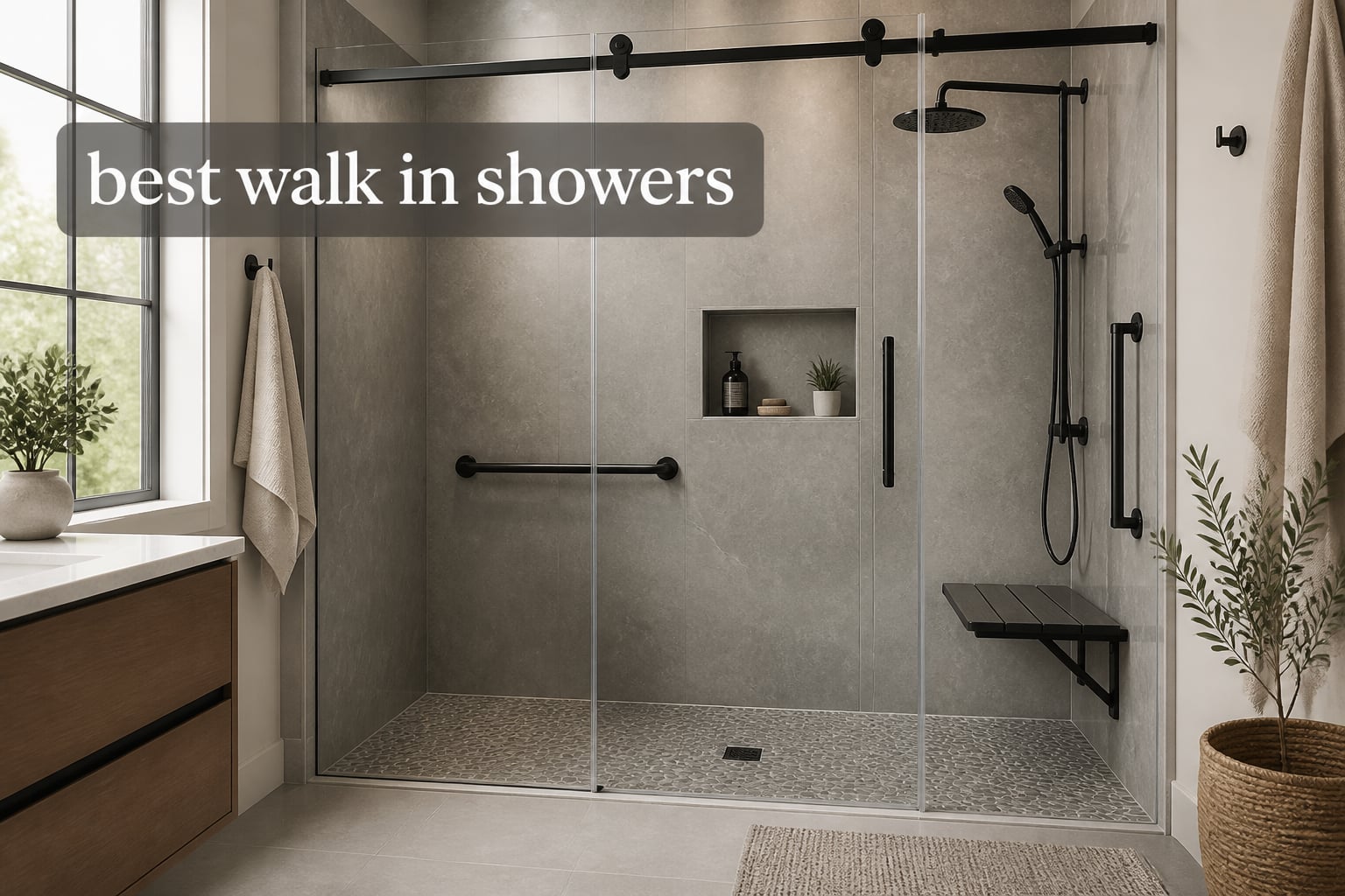 best walk in showers