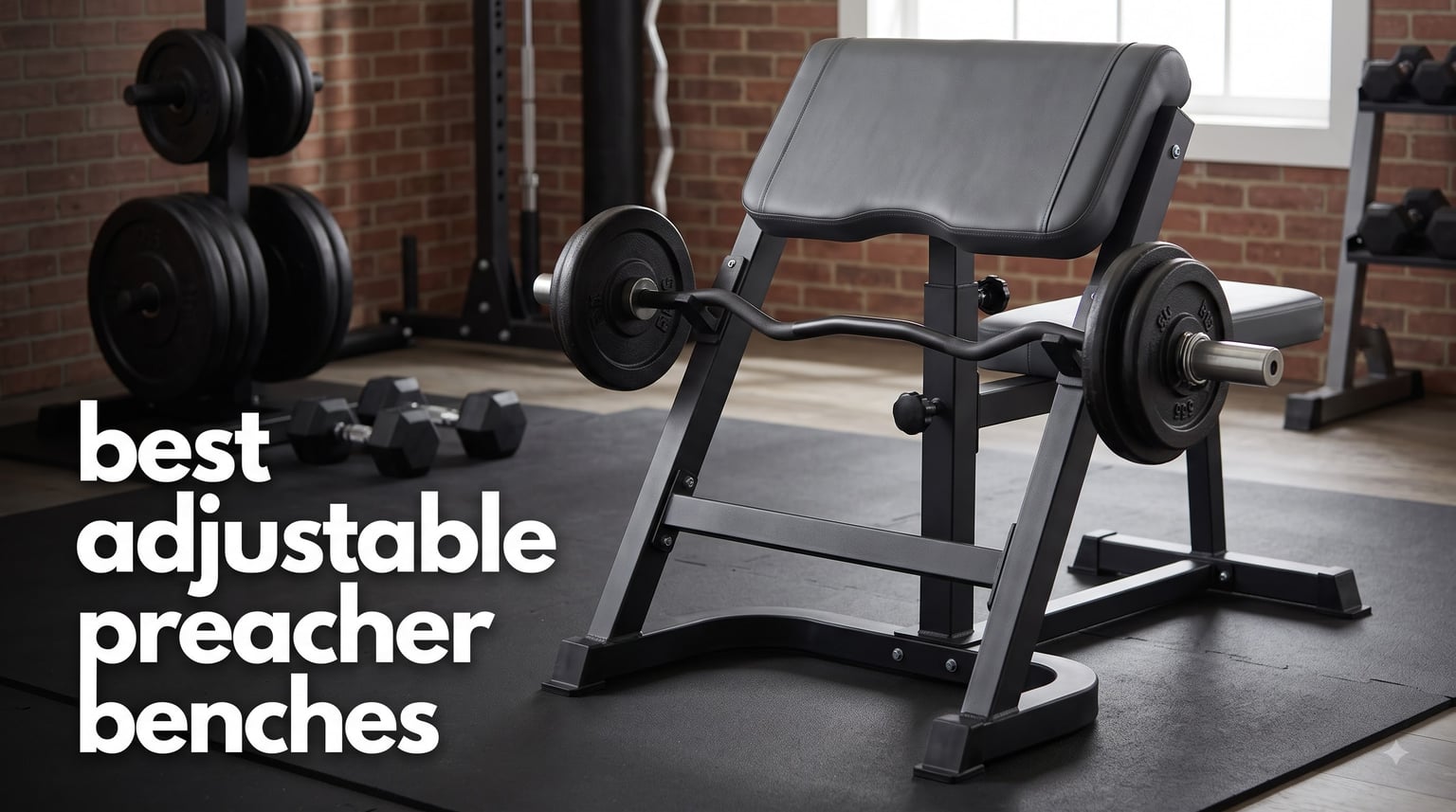 best adjustable preacher benches