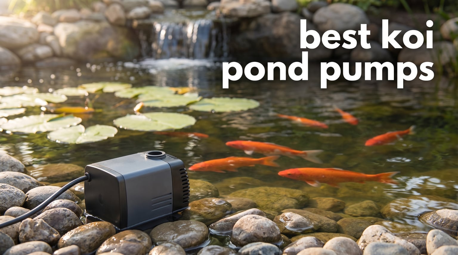 best koi pond pumps