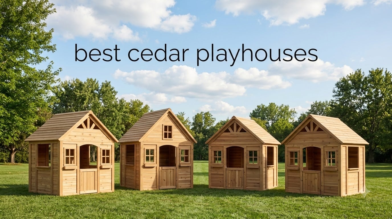 best cedar playhouses