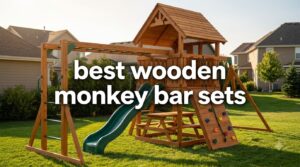 best wooden monkey bar sets