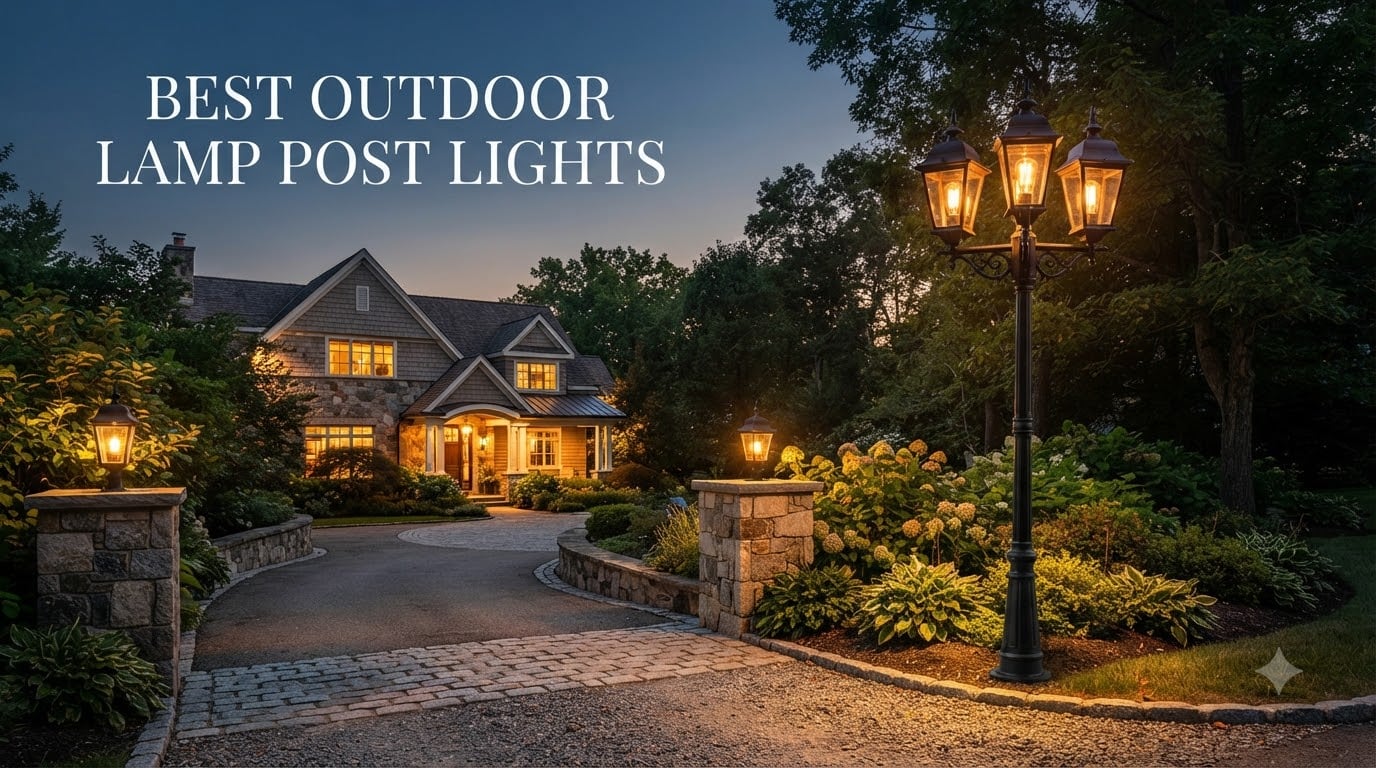 best outdoor lamp post lights