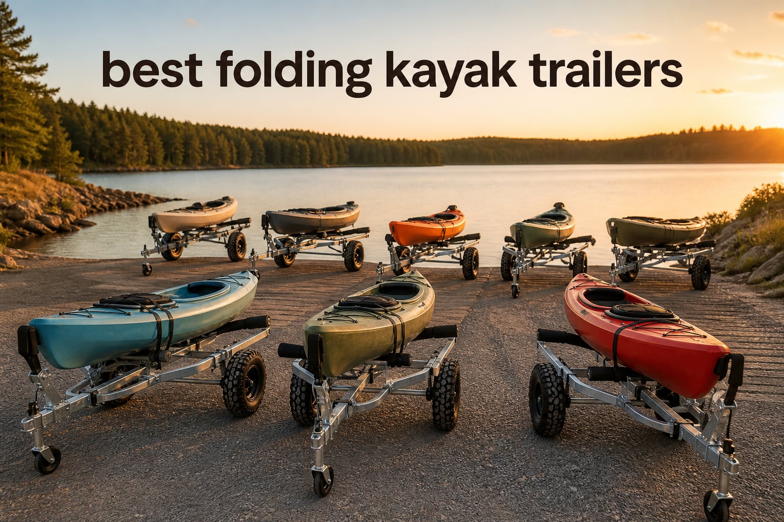 best folding kayak trailers