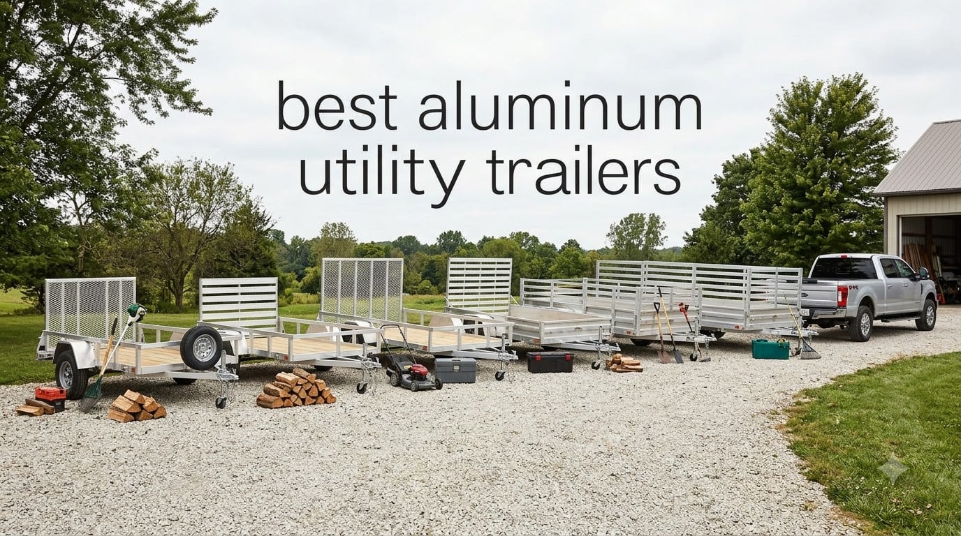 best aluminum utility trailers
