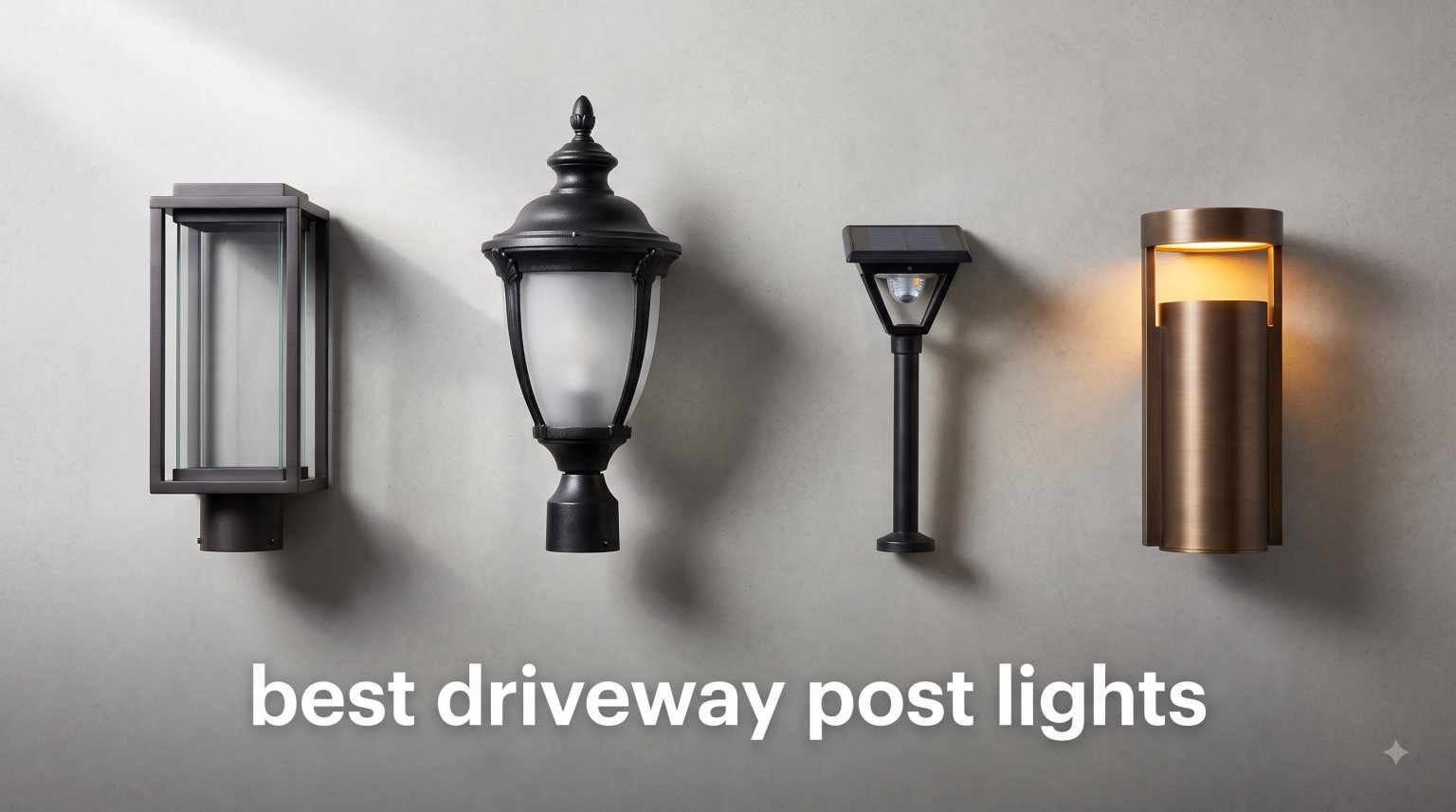 best driveway post lights