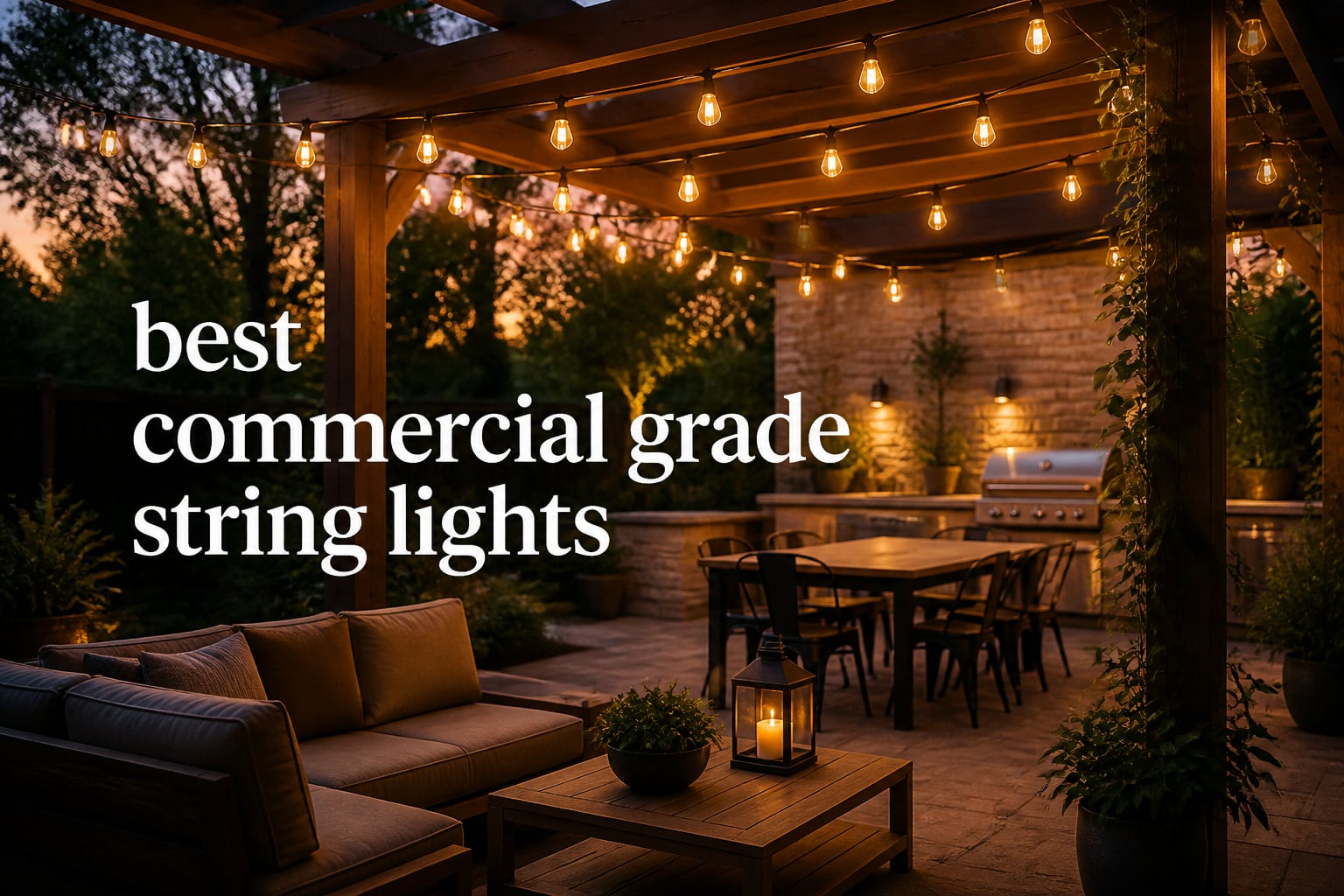 best commercial grade string lights