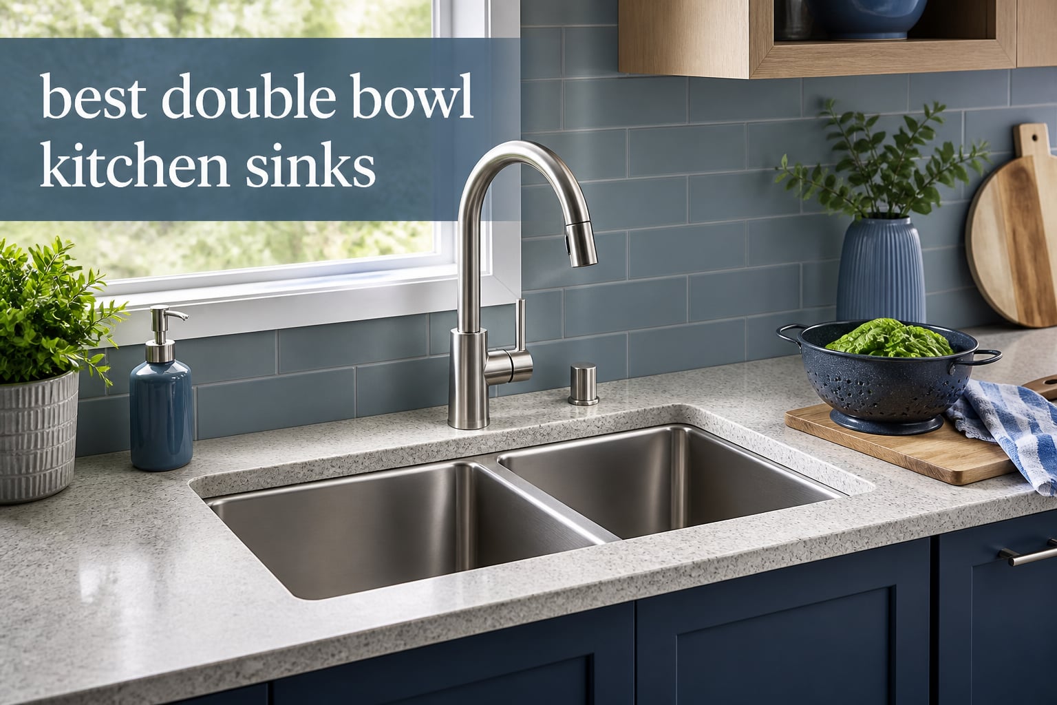 best double bowl kitchen sinks