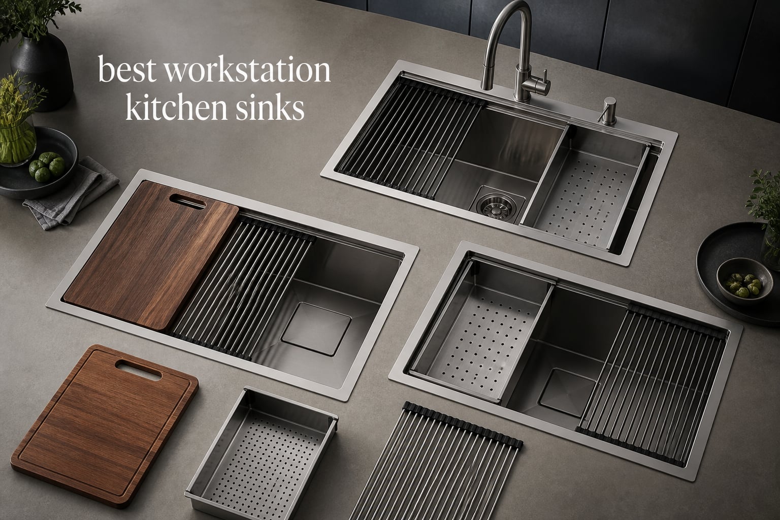 best workstation kitchen sinks
