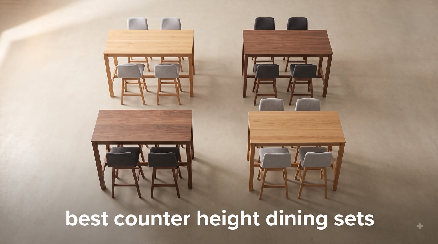 best counter height dining sets