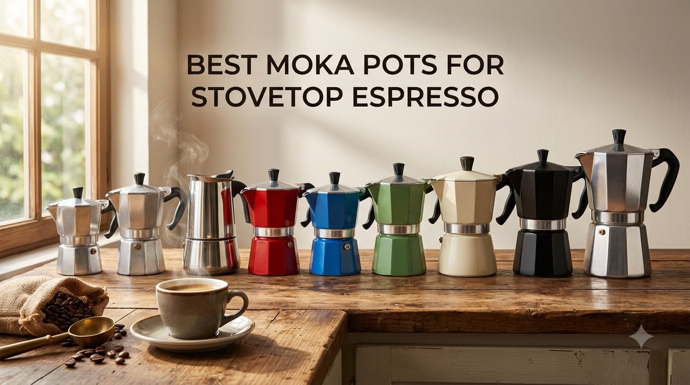 best moka pots for stovetop espresso
