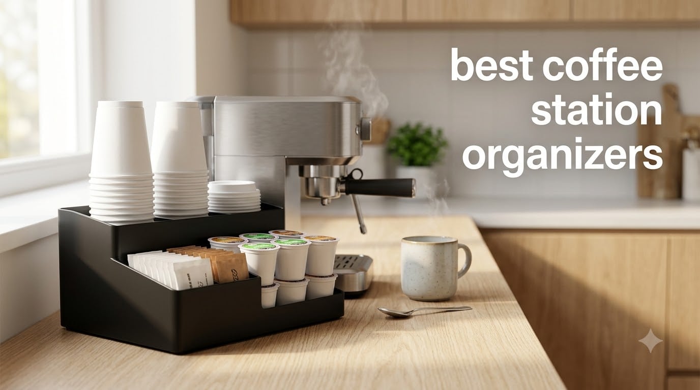 best coffee station organizers