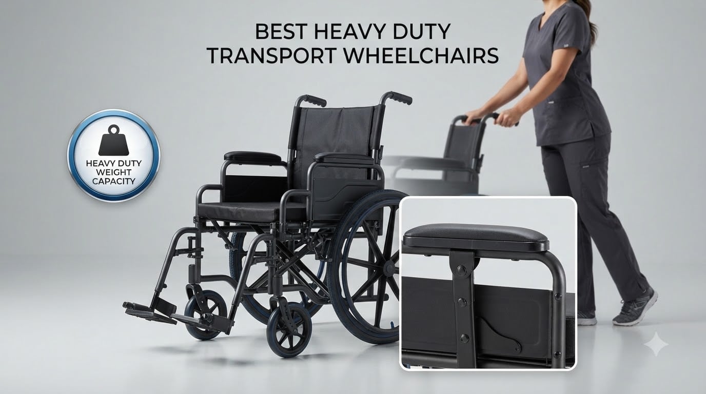 best heavy duty transport wheelchairs