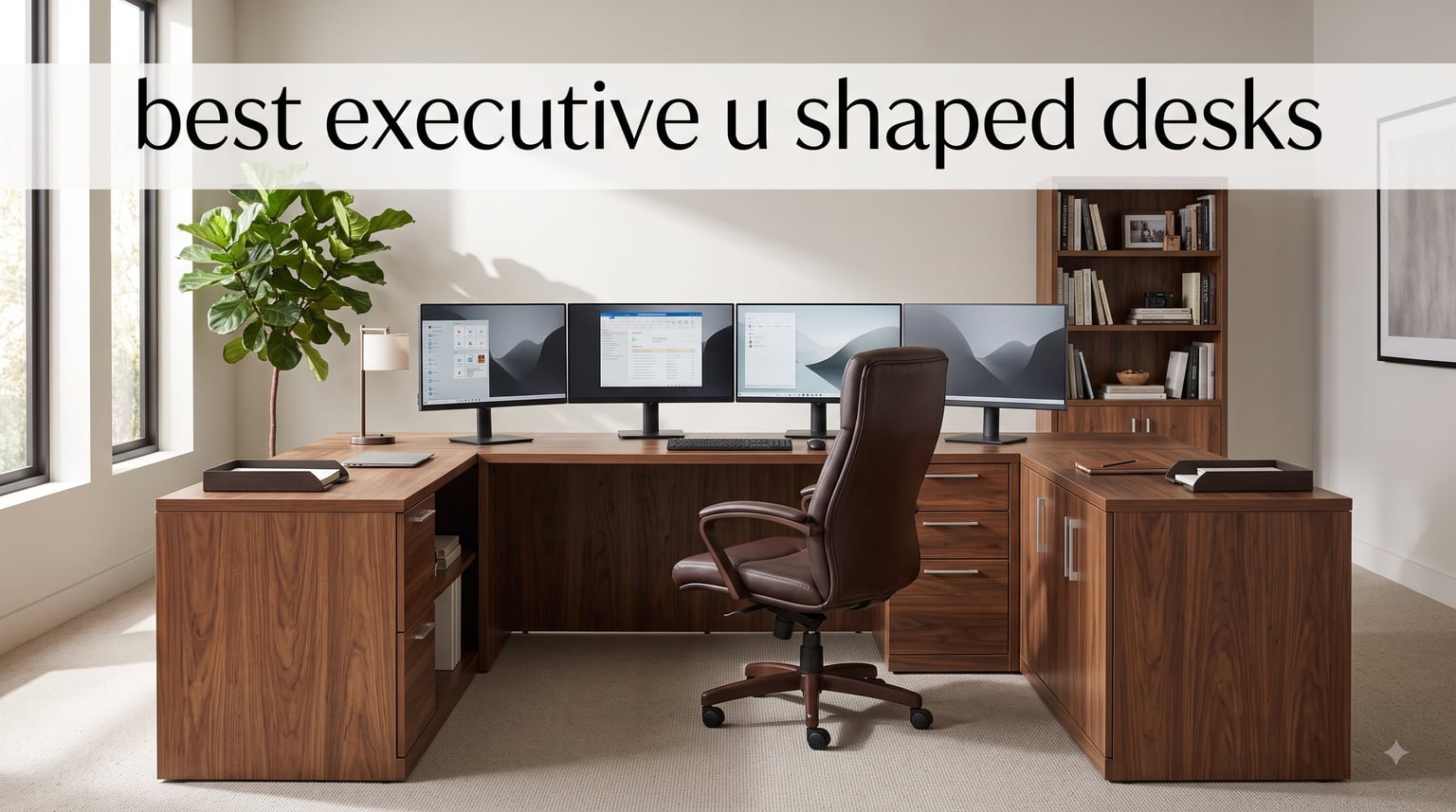 best executive u shaped desks